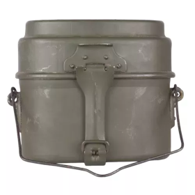 Hungarian Army 2 -Pc Mess Kit Used - Olive Drab