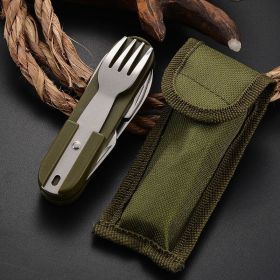 Outdoor Tableware Stainless Steel Foldable