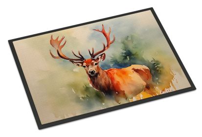 NEW Deer Stag Doormat Front Door Mat Indoor Outdoor Rugs for Entryway, Non Slip Washable Low Pile, 18H X 27W