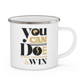 Enamel Camping Mug Inspirational