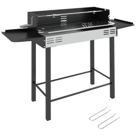 Outsunny Charcoal BBQ Rotisserie Grill