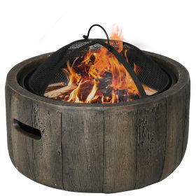 Outsunny Outdoor Fire Pit, 18 Inch