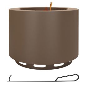 Outsunny Smokeless Fire Pit, 19"