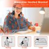 USB Heated Blanket Poncho