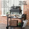 Outsunny Outdoor Grill Cart