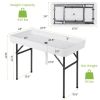 4 Feet Plastic Ice Folding Table