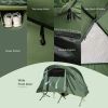 1-Person Cot Elevated Compact Tent Set with External Cover