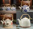 Elegant Japanese Porcelain Teapot