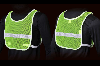 Economy Reflective Vest (Color: Lime/White)