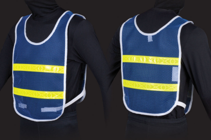 Reflective Standard Safety Vest (Color: Blue/Lime, size: XL)