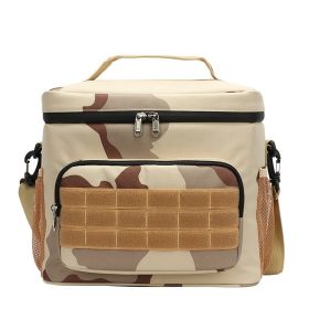 Waterproof Insulated Lunch Bag (Color: Desert Camouflage)