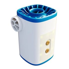 portable mini electric pump (select: Inflatable Pumps-blue)