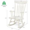 Rocking Chair with Solid Wooden Frame