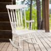 Rocking Chair with Solid Wooden Frame